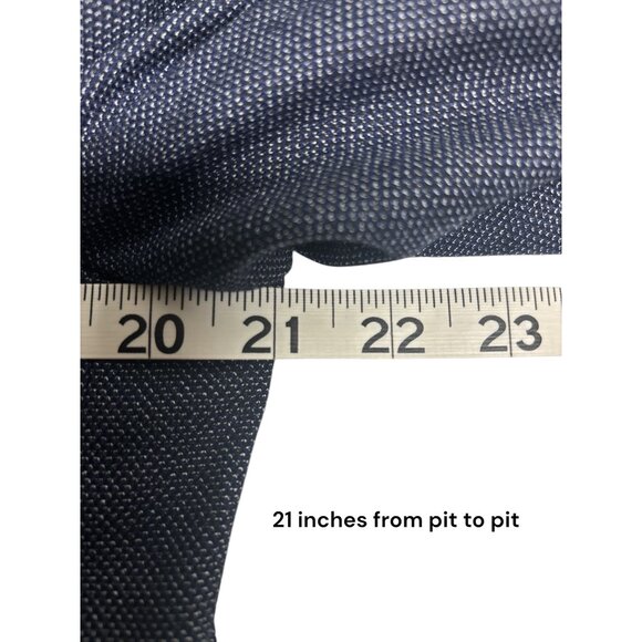 Murano Mens Slim Fit Blue Blazer Jacket - Picture 12 of 12